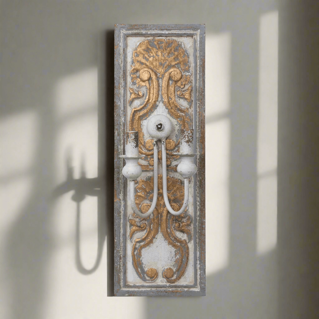 Antique French Country Wall Sconce Light