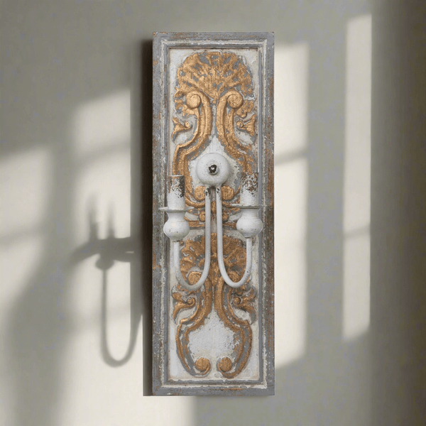 Antique French Country Wall Sconce Light