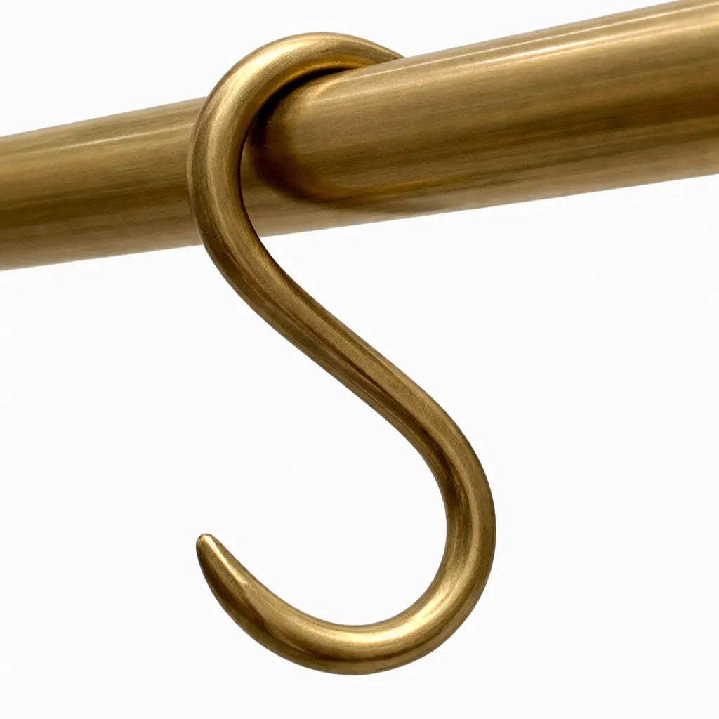 Curtain Rail – Antique Brass