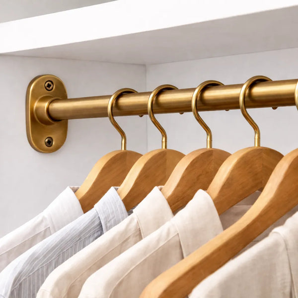 Closet Rod – Antique Brass