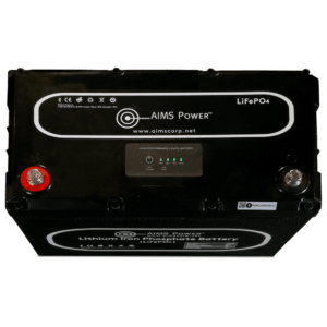 Aims Power Lithium Battery with Wake Up, Heater & BT Monitoring 12V 104Ah LiFePO4