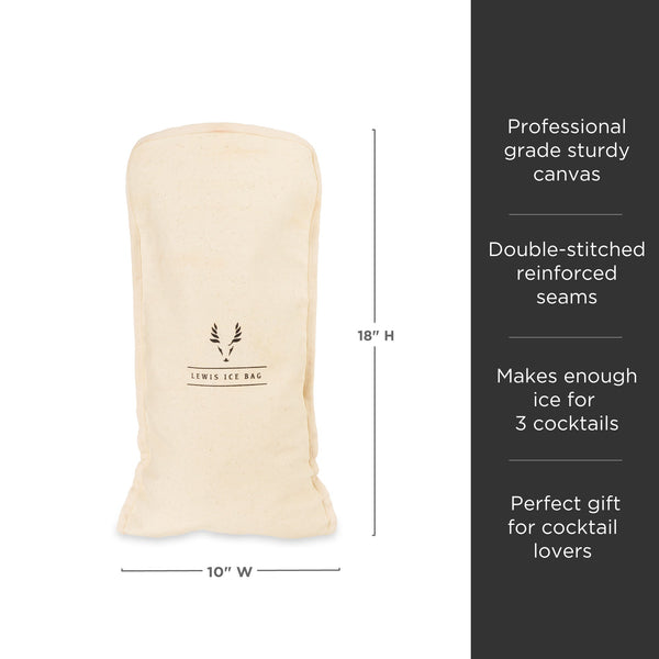 Professional Bartender's Lewis Ice Bag