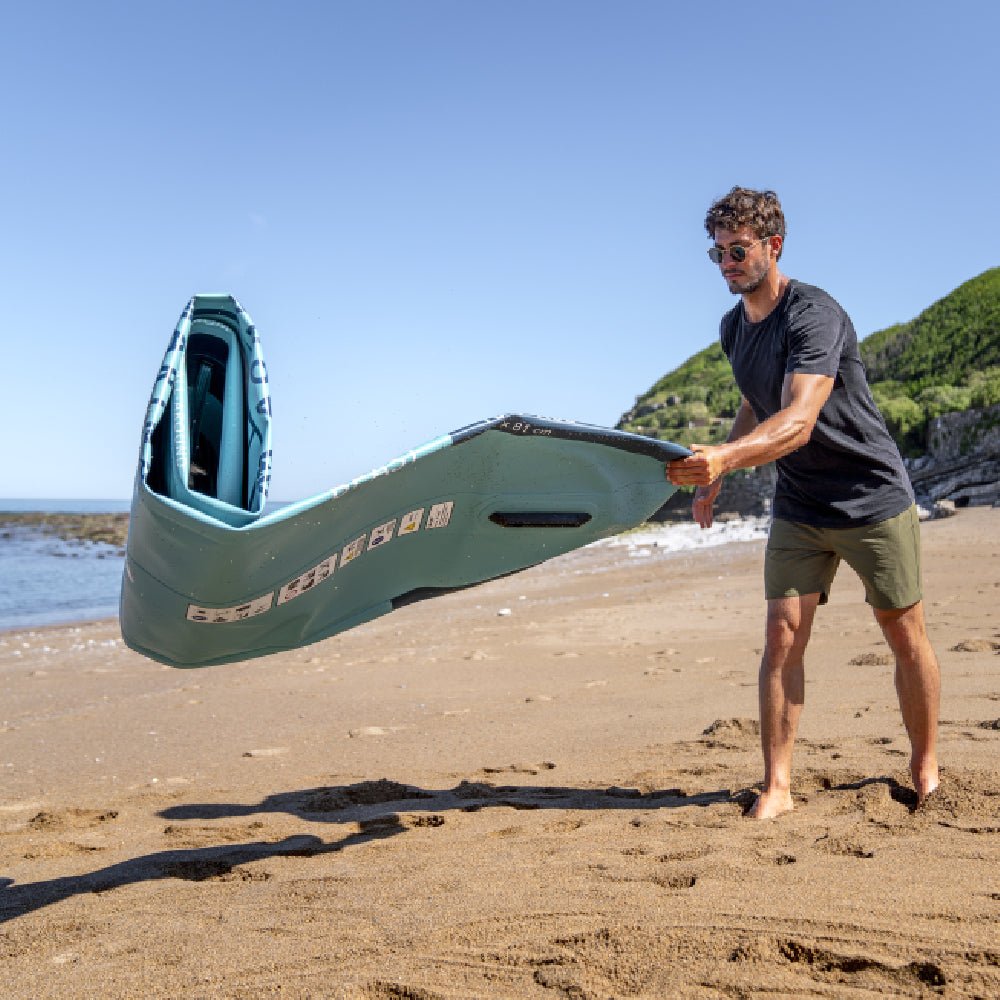 Aqua Marina Breeze BT-23BRP Green Compact Inflatable SUP With Drop Stitch Light Technology, 9FT (SAK68745)