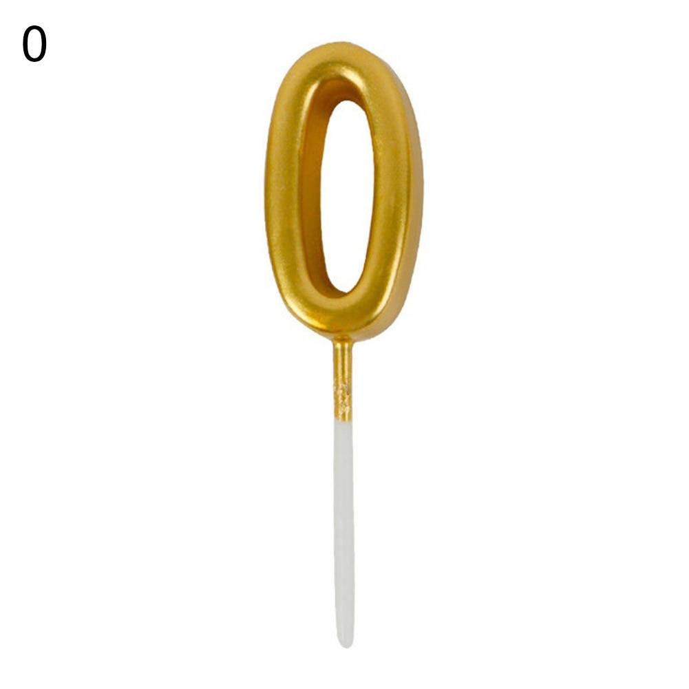Arabic Number 0-9 Wax Candles Number Candles Cake Numeral Candles Number 0-9 Glitter Cake Topper Decoration For Birthday Wedding Reunion Theme Part Digital Cake Topper Kids Children Party Happy Birthday Ornament Cakes Top Decoration Accessories
