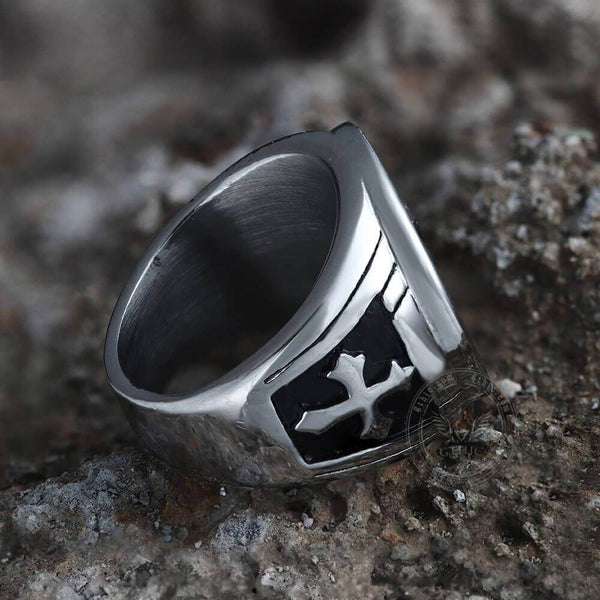 Archangel Saint Michael Stainless Steel Ring