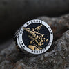 Archangel Saint Michael Stainless Steel Ring
