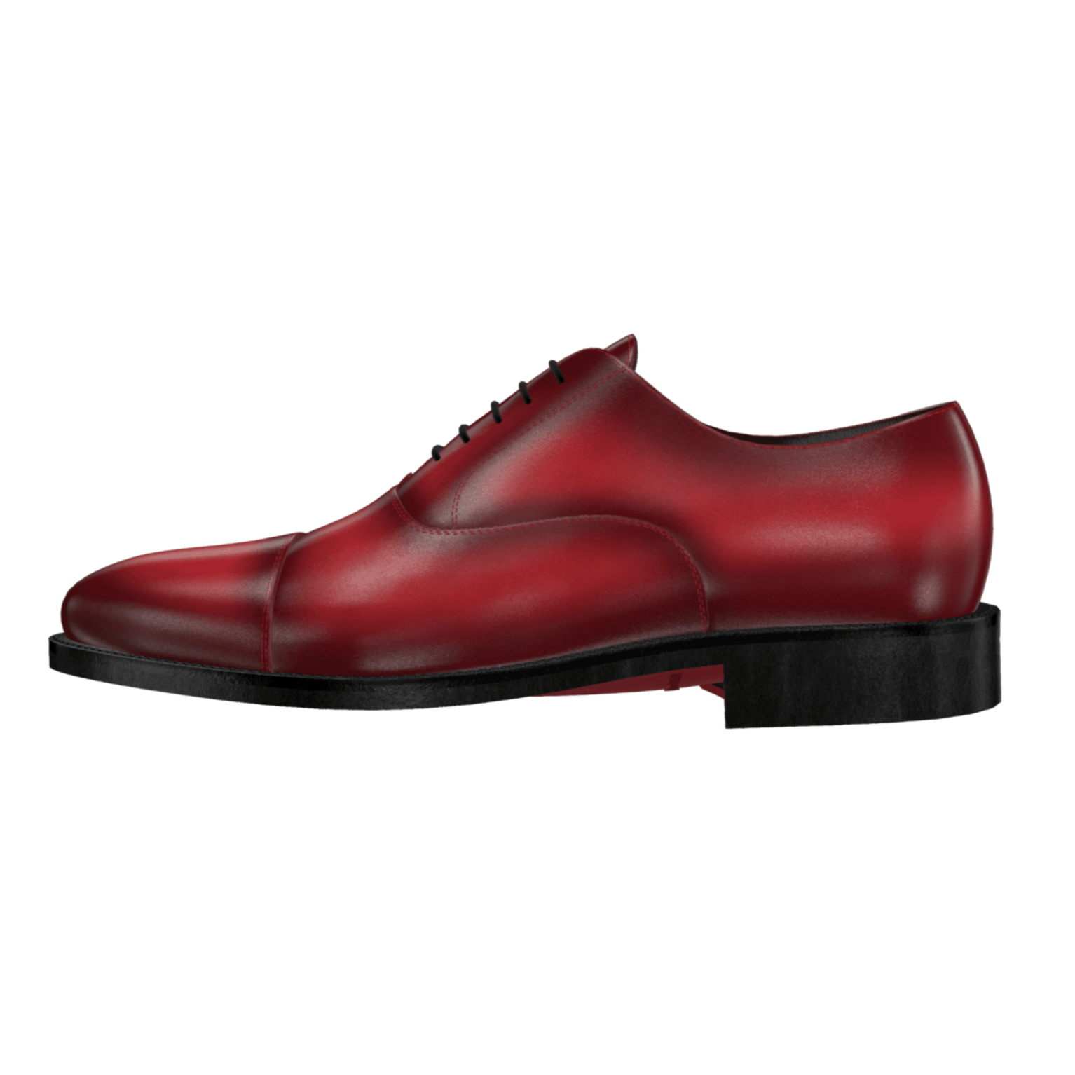 Ardito G1 - Luxury Red leather oxford dress shoes for men