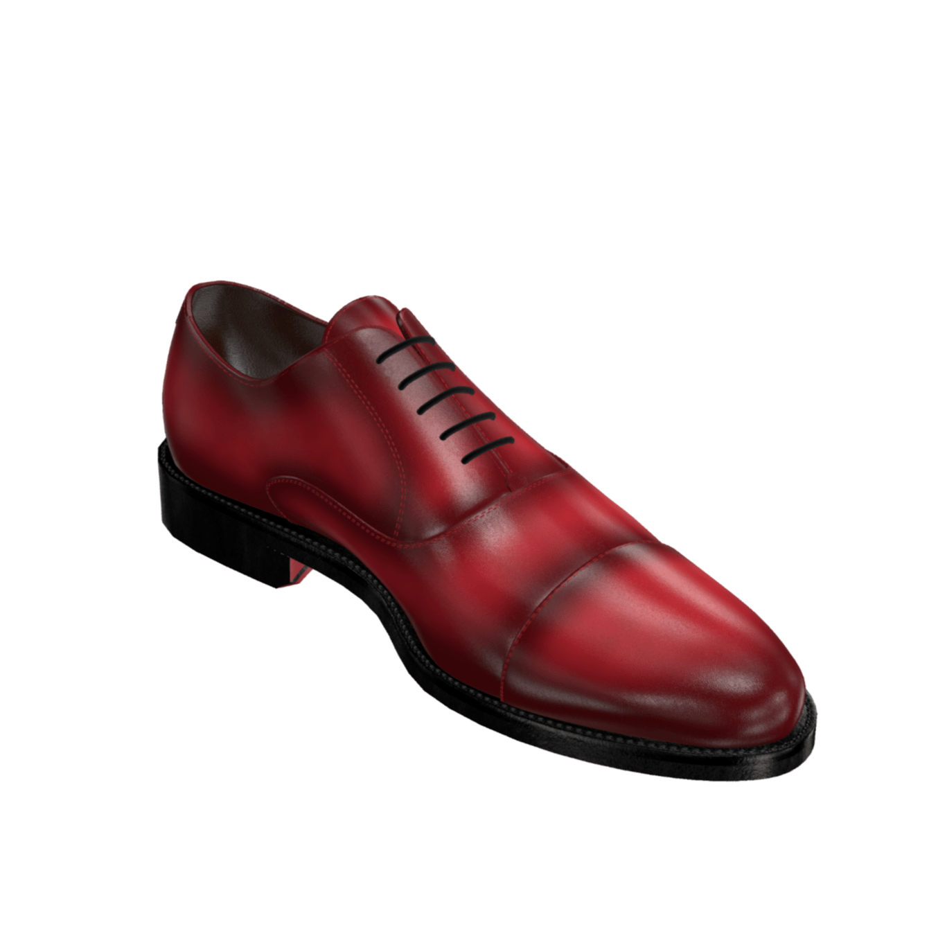 Ardito G1 - Luxury Red leather oxford dress shoes for men