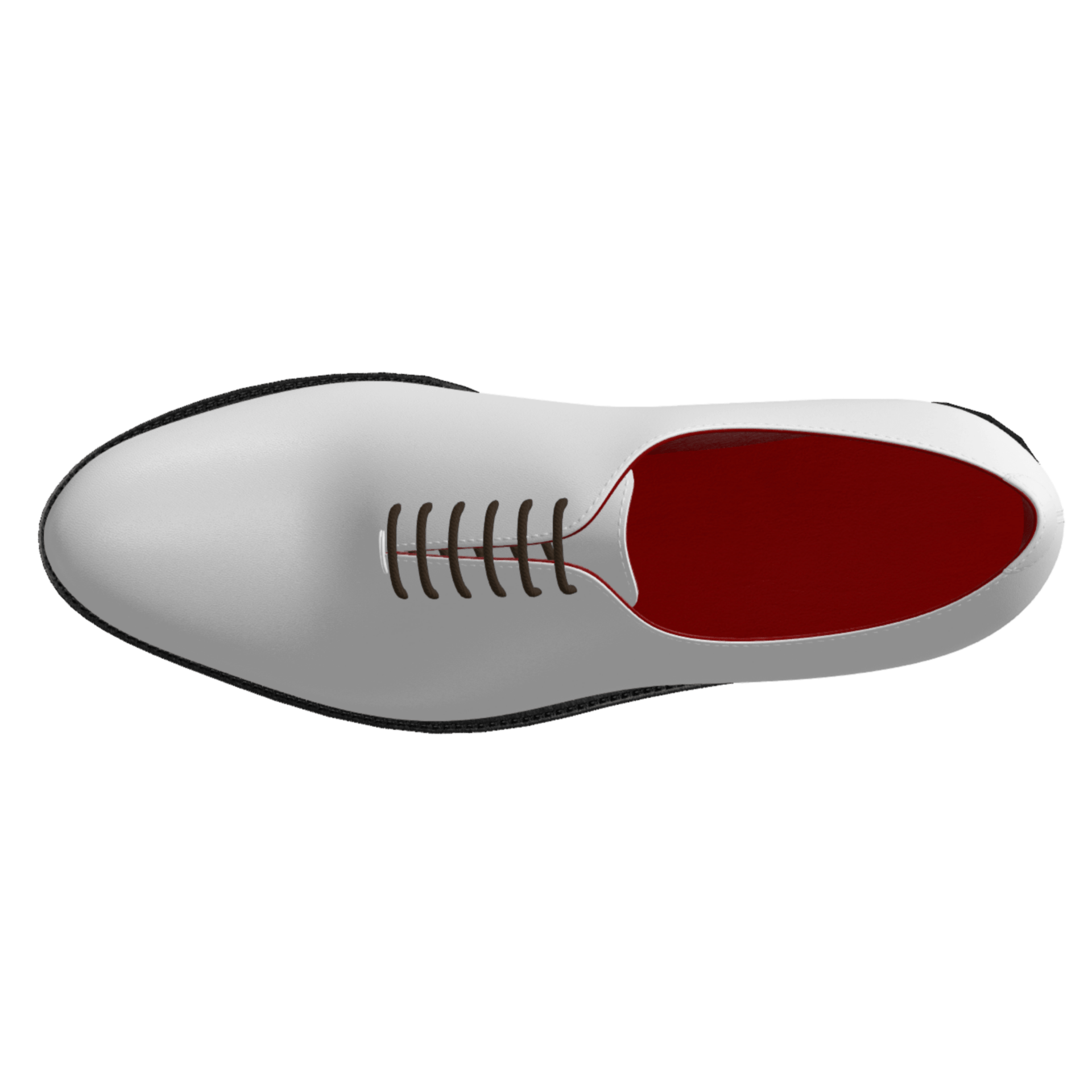 Principo - Men Luxury red bottoms white oxford dress shoes (Wedding/Prom)