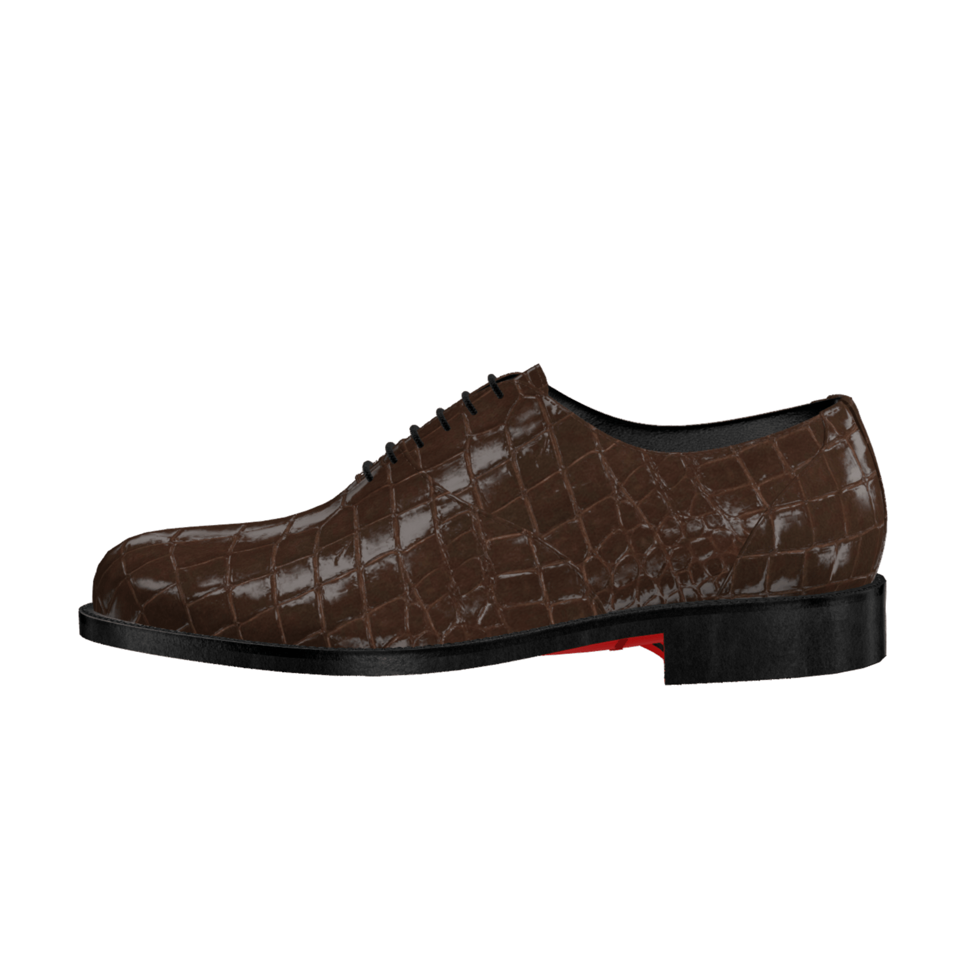 Sotica - Alligator skin red bottoms sole leather dress shoes