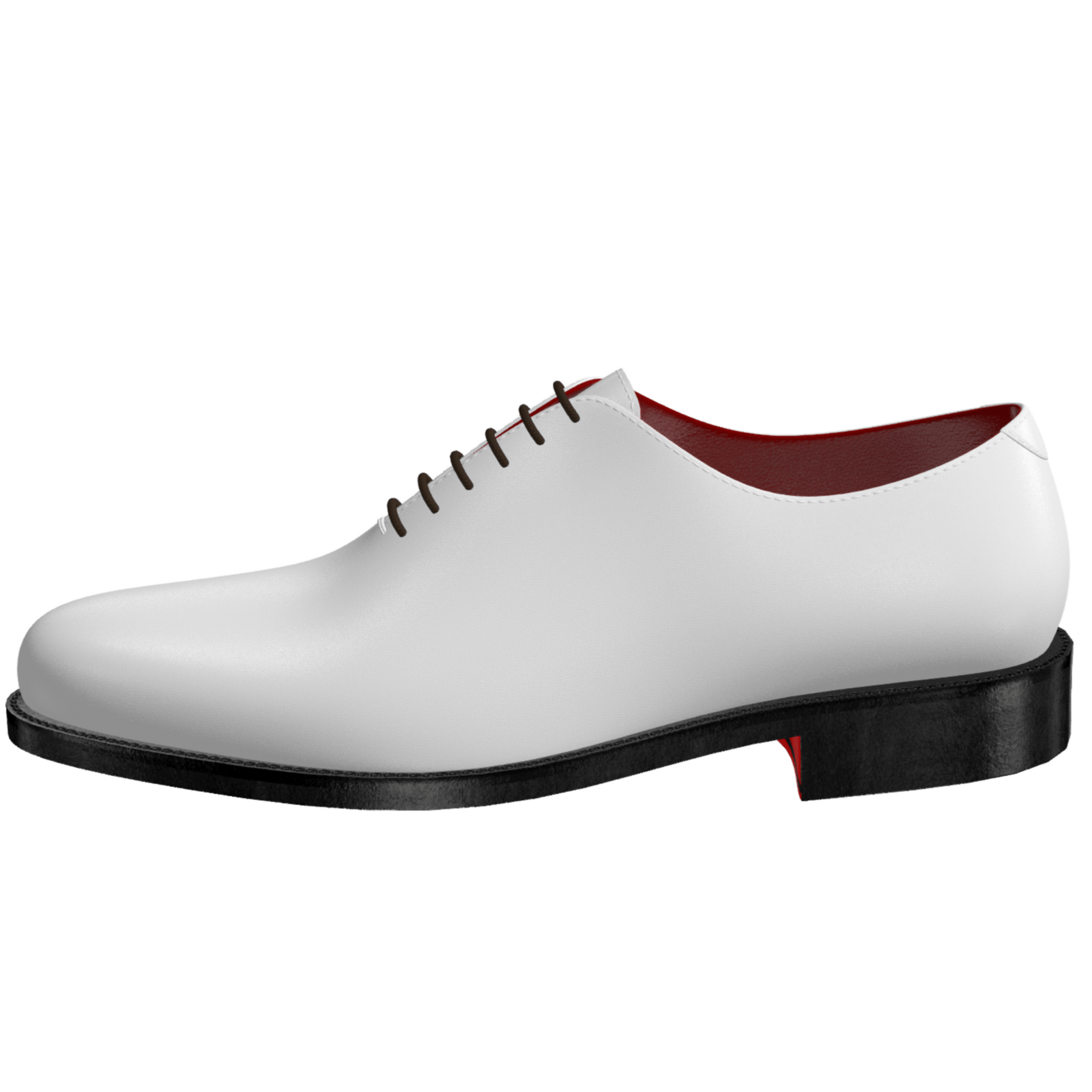 Principo - Men Luxury red bottoms white oxford dress shoes (Wedding/Prom)
