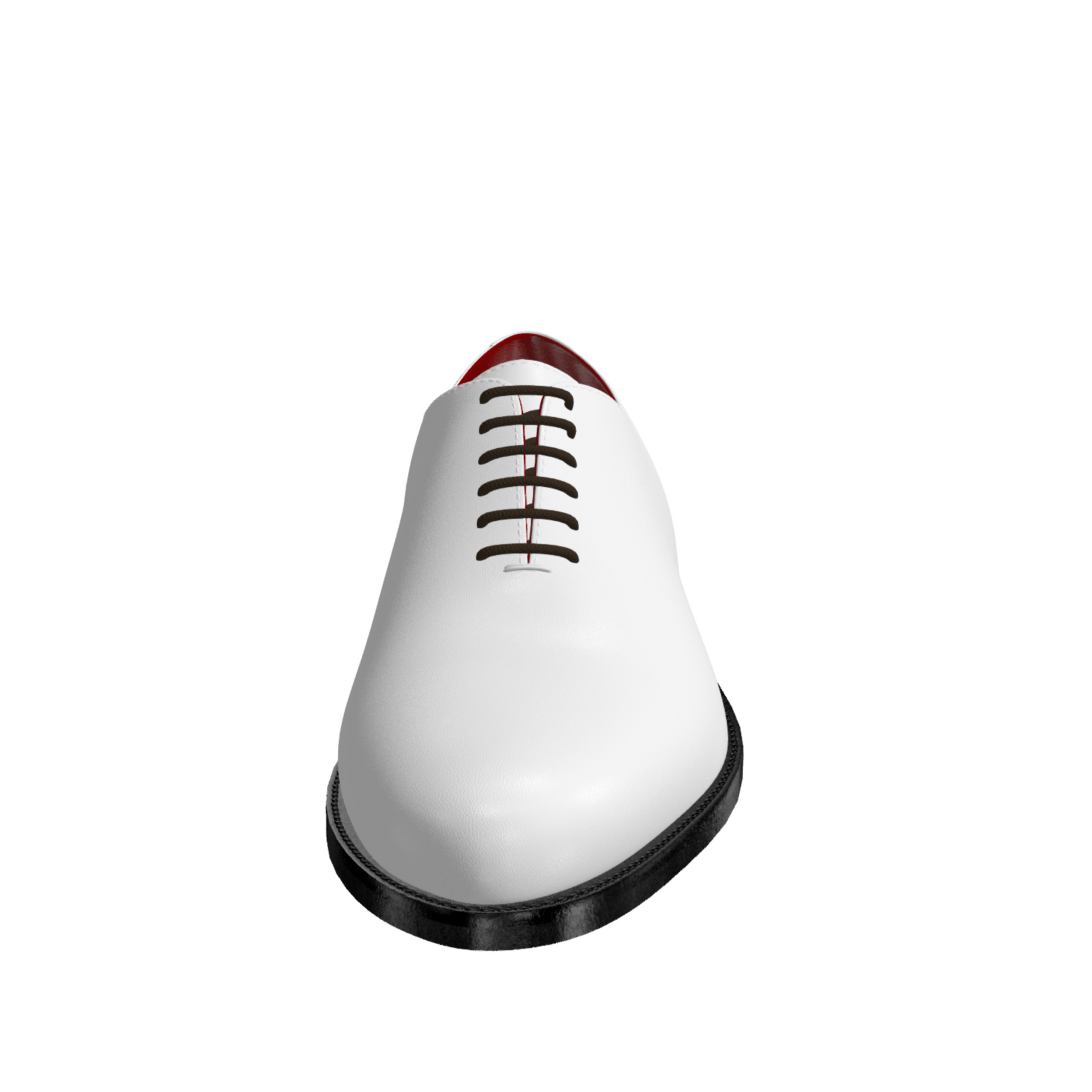 Principo - Men Luxury red bottoms white oxford dress shoes (Wedding/Prom)