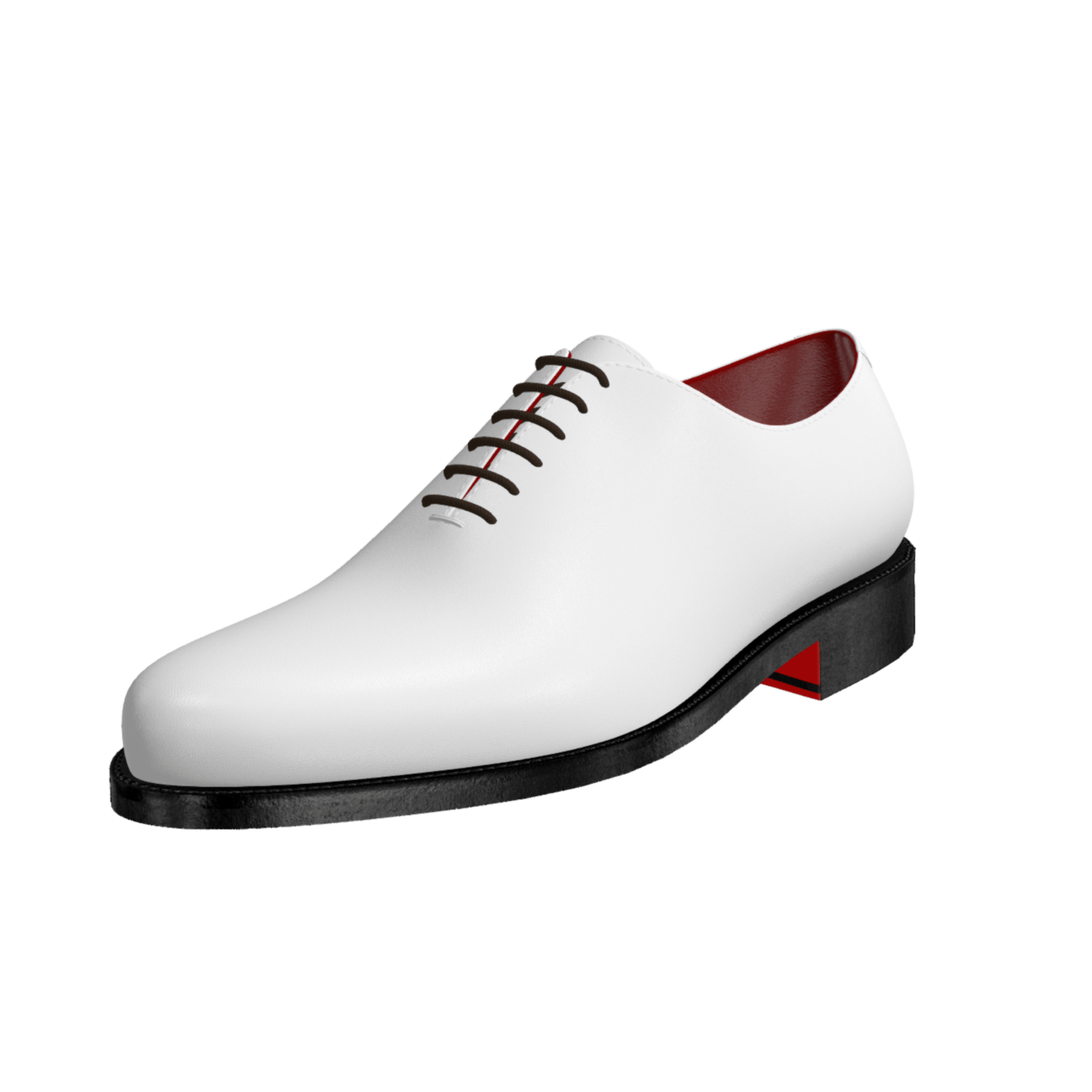 Principo - Men Luxury red bottoms white oxford dress shoes (Wedding/Prom)
