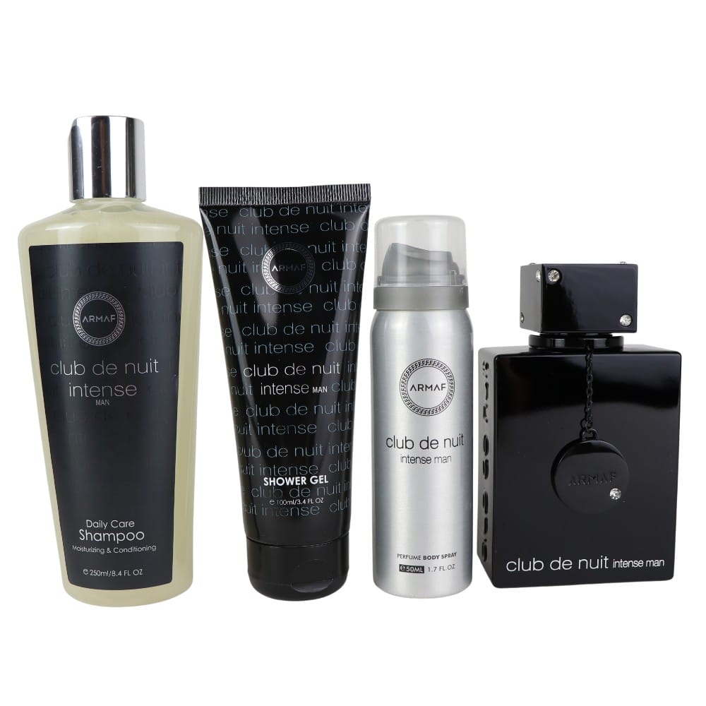 Armaf Club De Nuit Intense Man EDP Gift Set of 4 pcs. 3.4oz