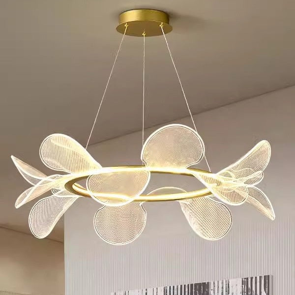 Art Chandelier Italian Minimalistic Bedroom Chandelier Acrylic