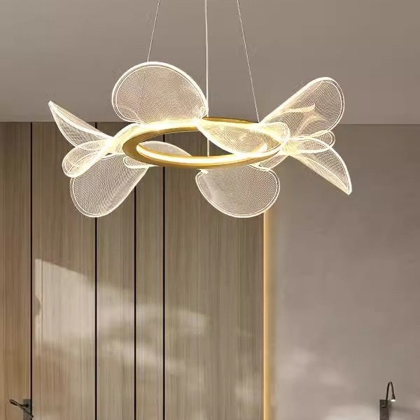 Art Chandelier Italian Minimalistic Bedroom Chandelier Acrylic