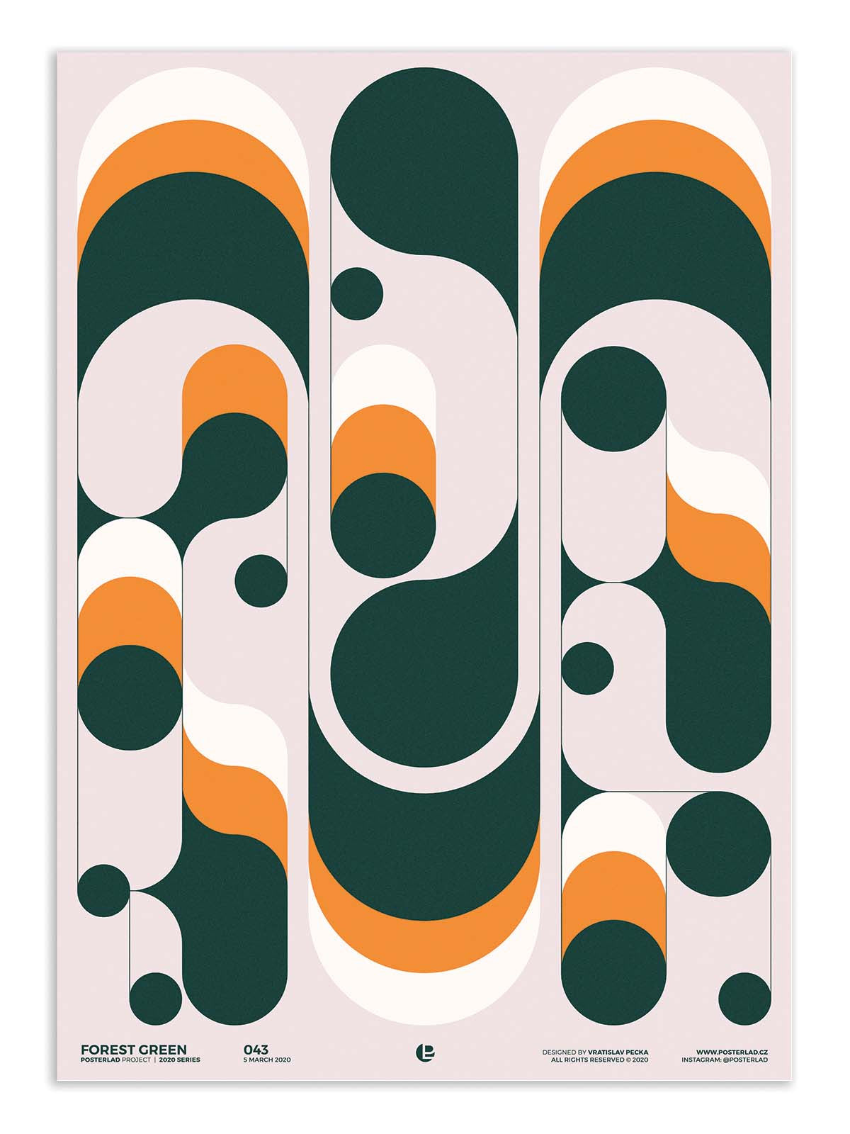Art Poster - Forest green - Posterlad