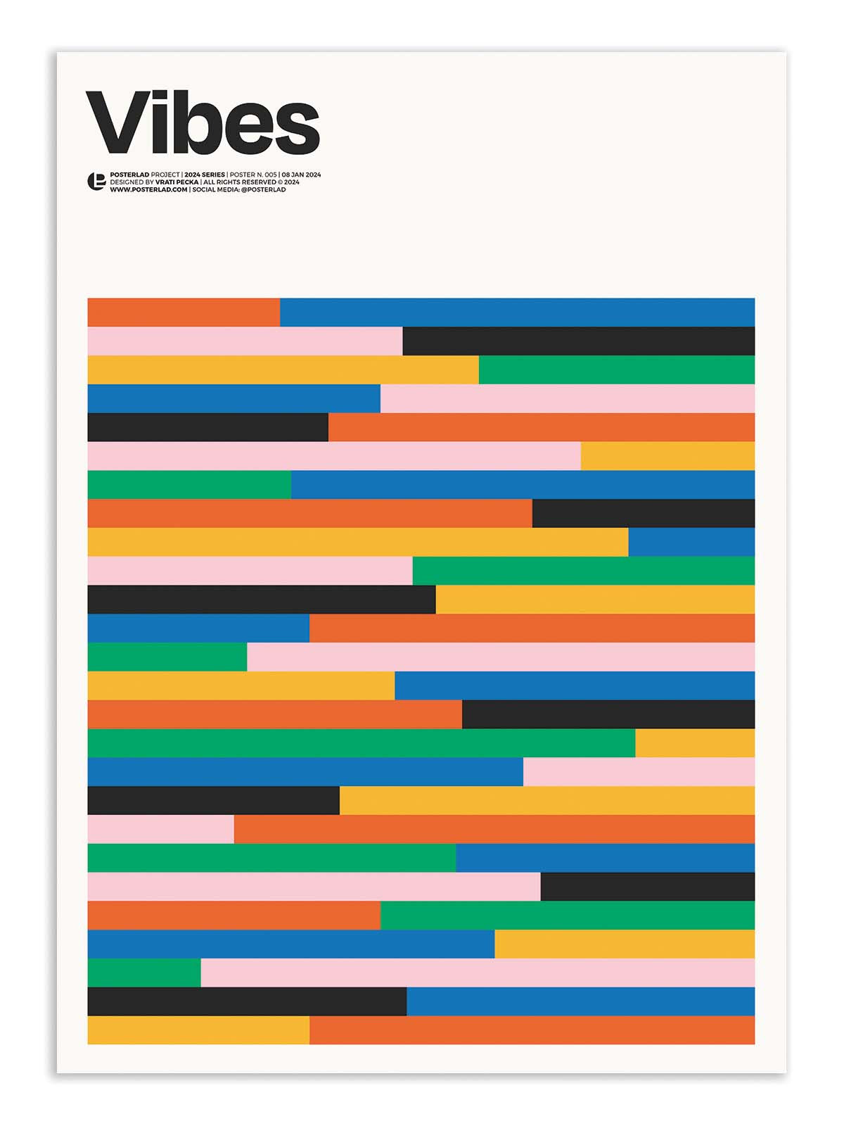 Art poster - Vibes - Posterlad