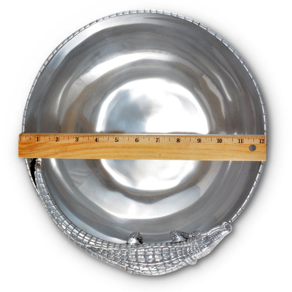 Alligator Figural 12 Bowl Arthur Court Designs