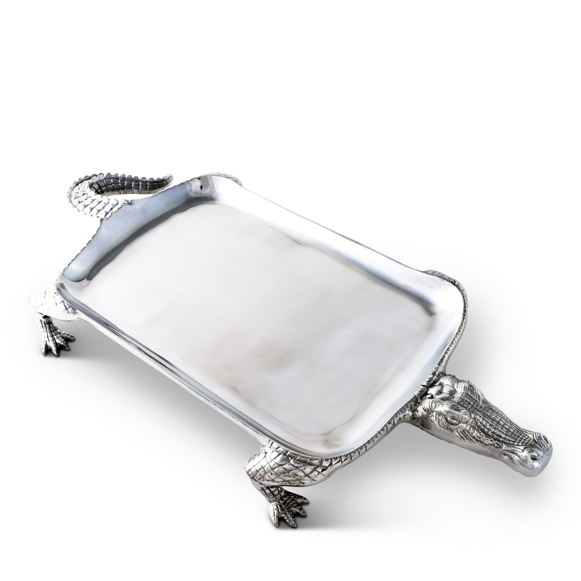 Alligator Figural Platter