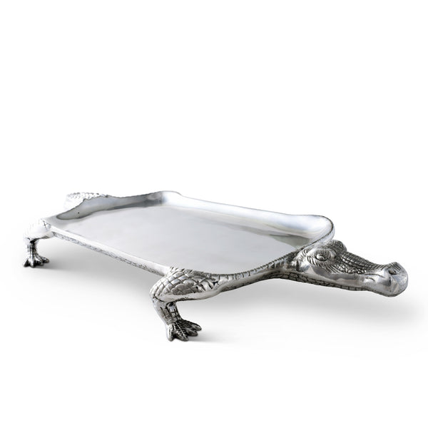 Alligator Figural Platter Arthur Court Designs