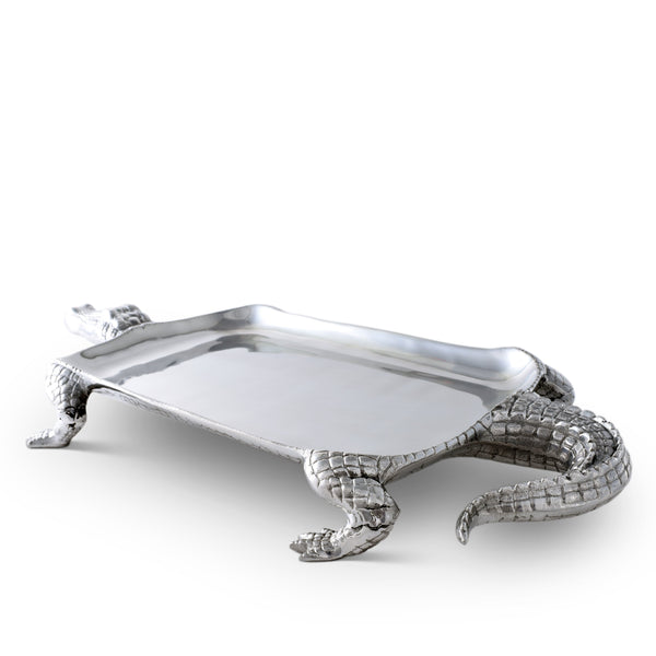 Alligator Figural Platter Arthur Court Designs