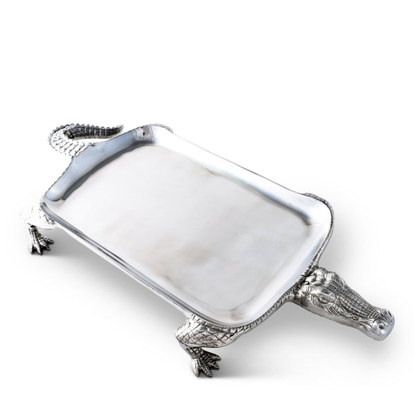 Alligator Figural Platter Arthur Court Designs