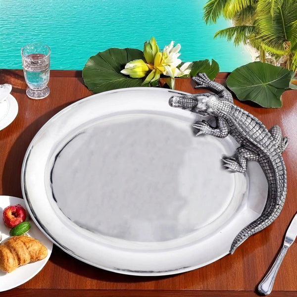 Alligator Oval Platter Arthur Court Designs