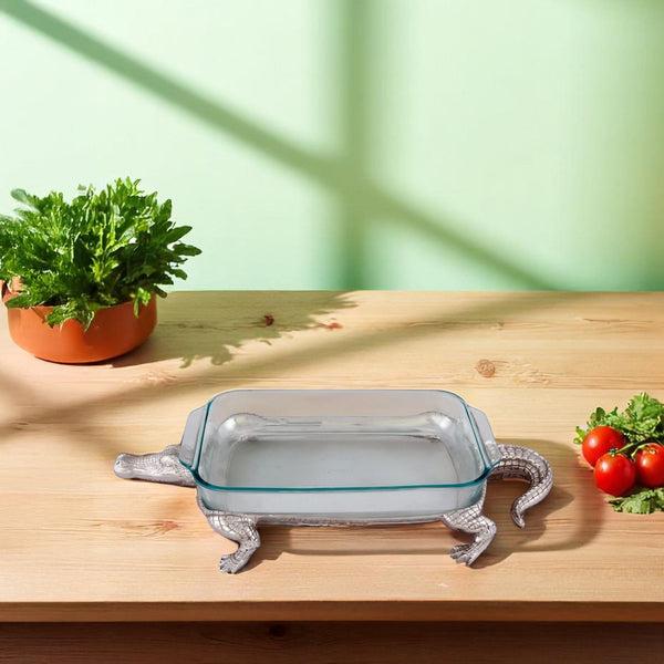Alligator Pyrex Holder 3qt Arthur Court Designs