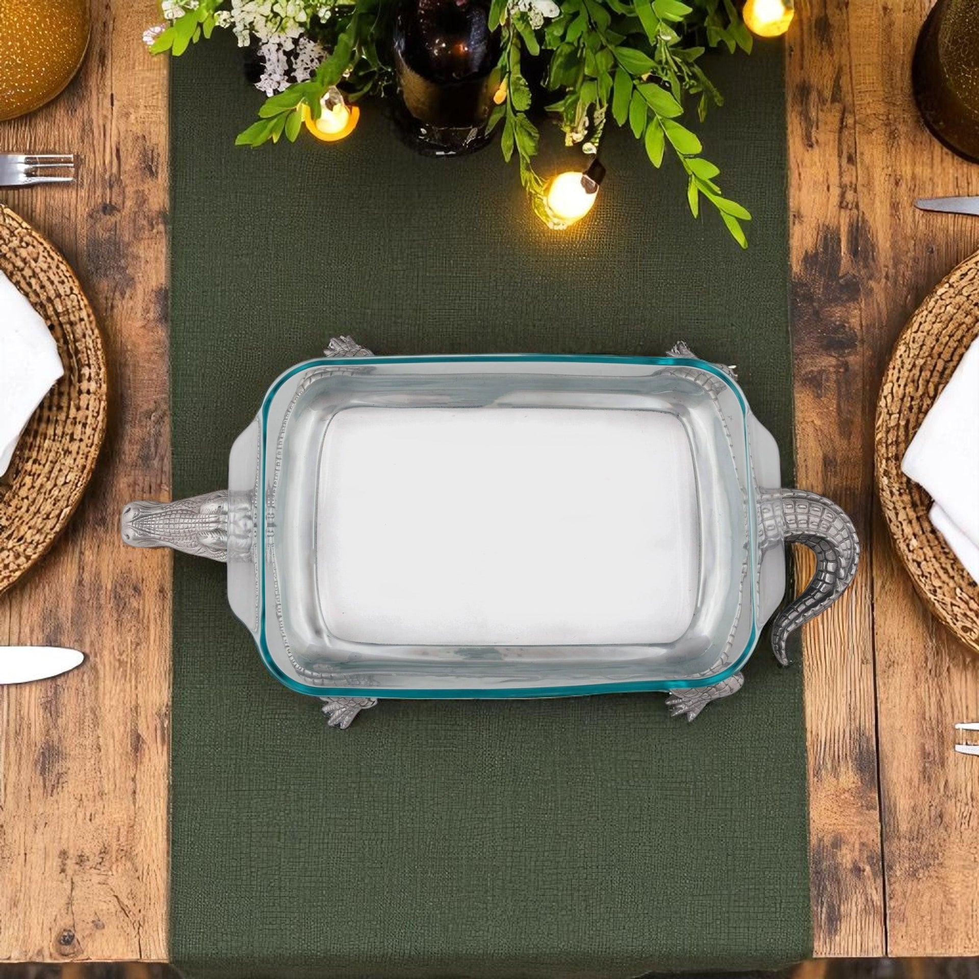 Alligator Pyrex Holder 3qt Arthur Court Designs