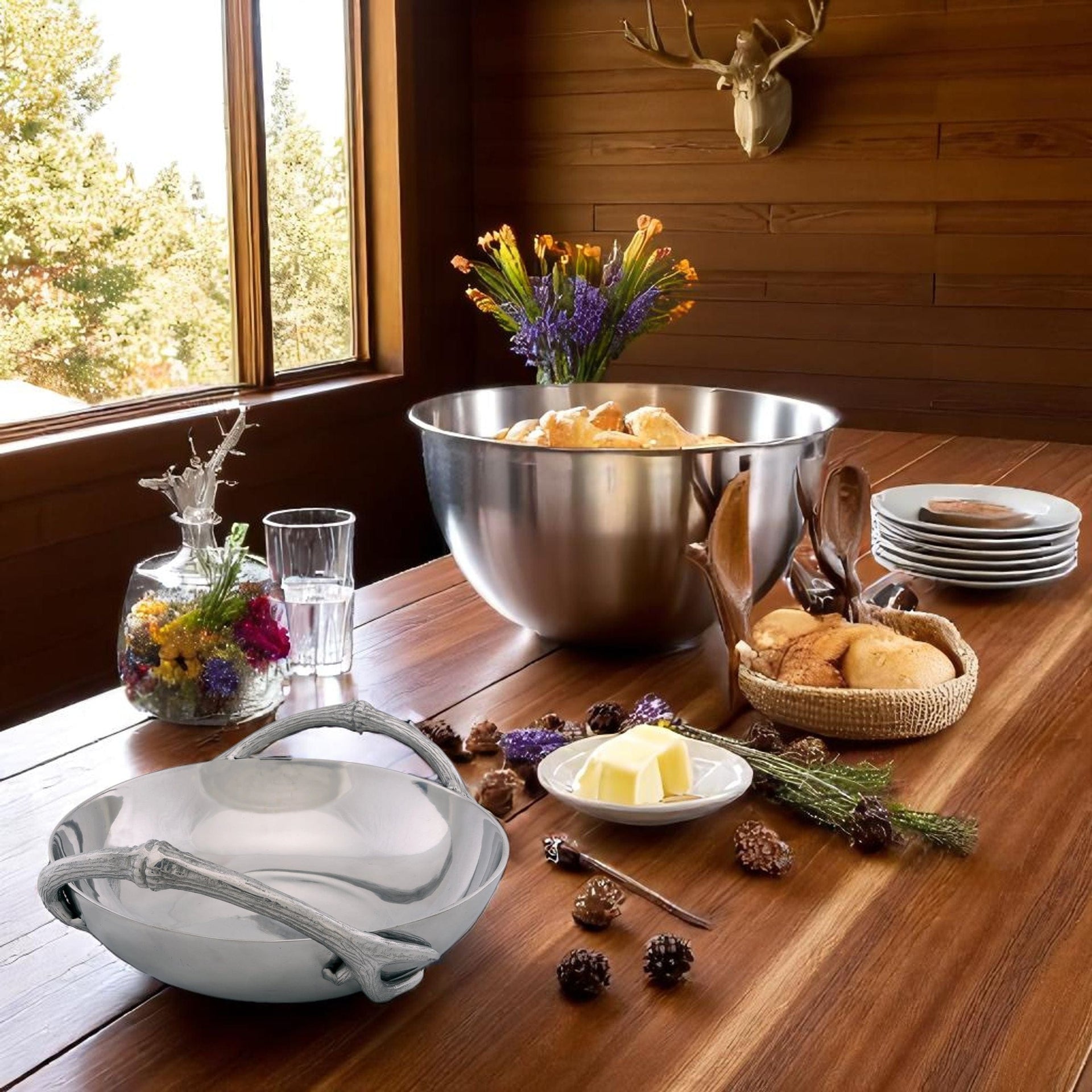 Antler Large Bowl Arthur Court Designs