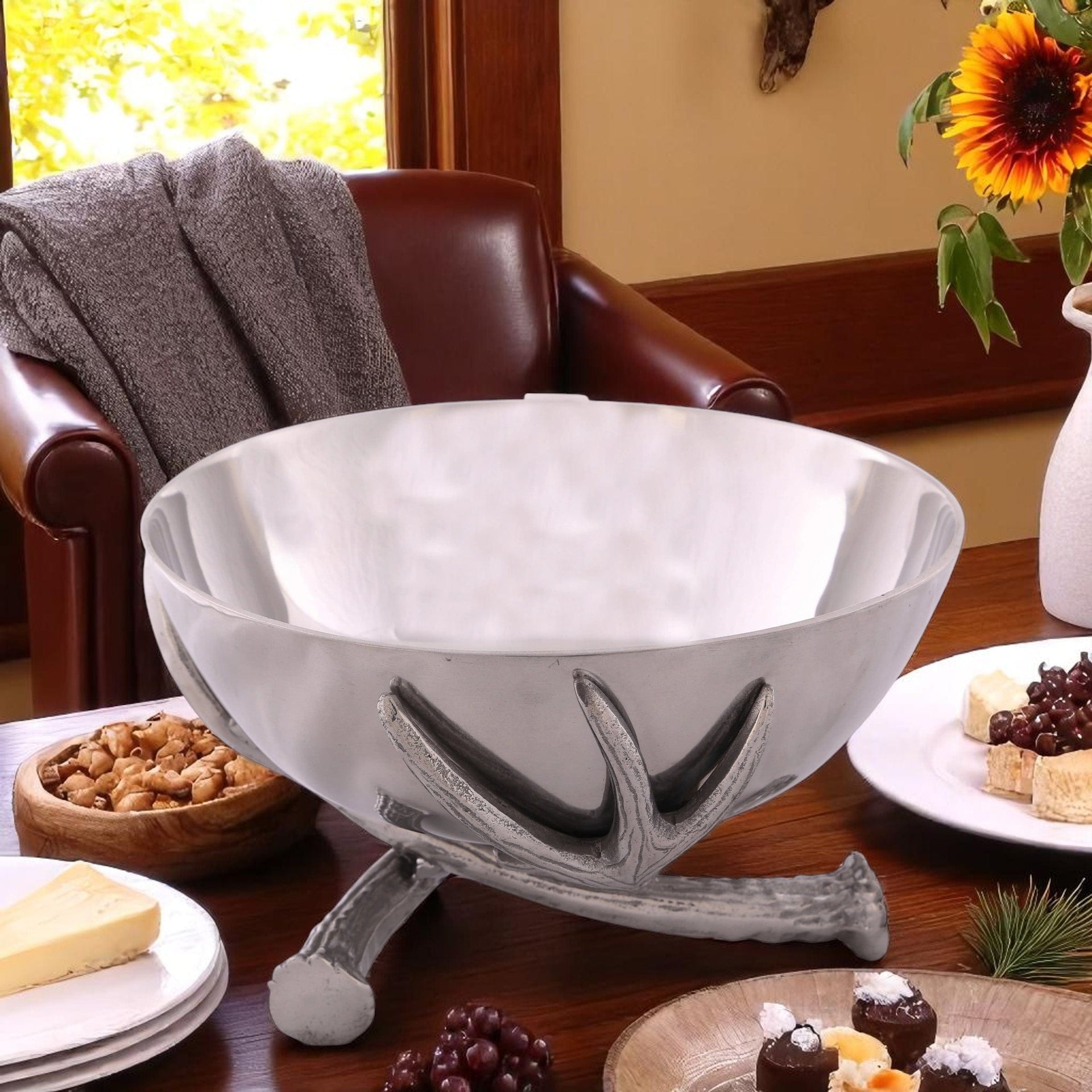 Antler Pedestal Bowl Arthur Court Designs