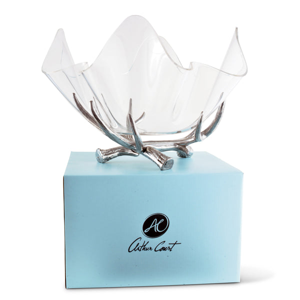Antler Stand Acrylic Bowl 14