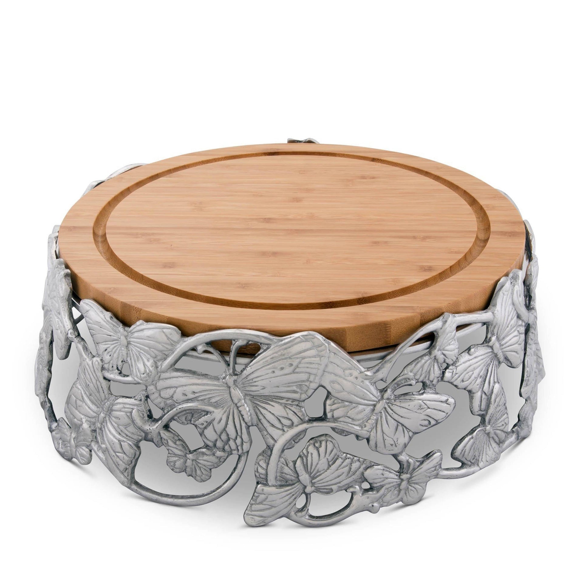 Butterfly Cheese Pedestal Arthur Court Designs