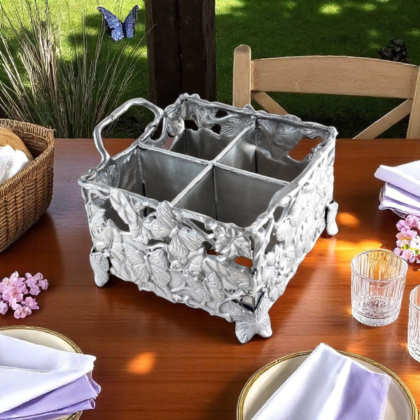 Butterfly Flatware Caddy Arthur Court Designs