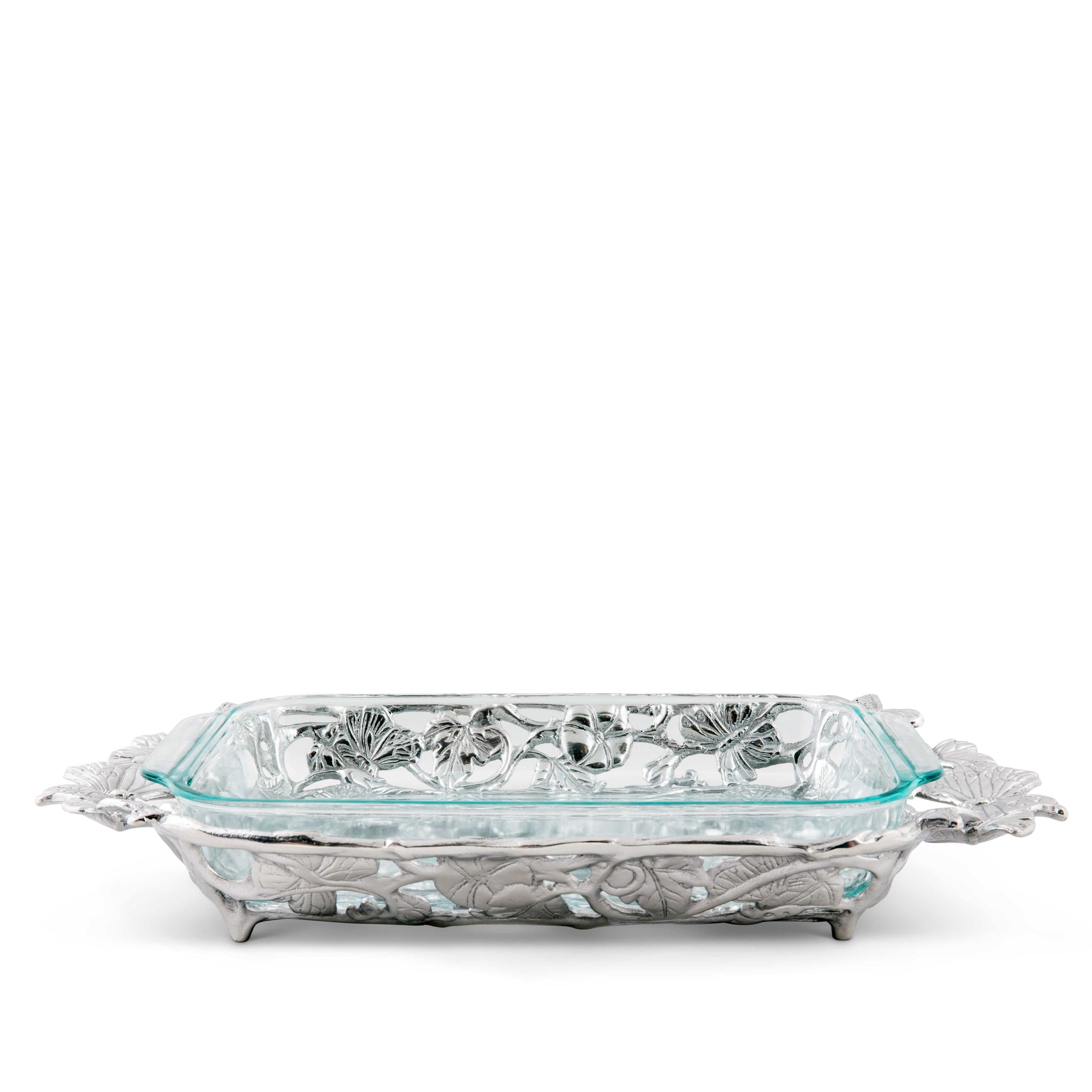 Butterfly Pyrex Holder 3qt Arthur Court Designs