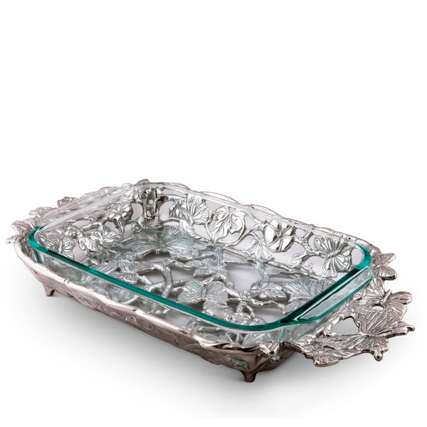Butterfly Pyrex Holder 3qt Arthur Court Designs