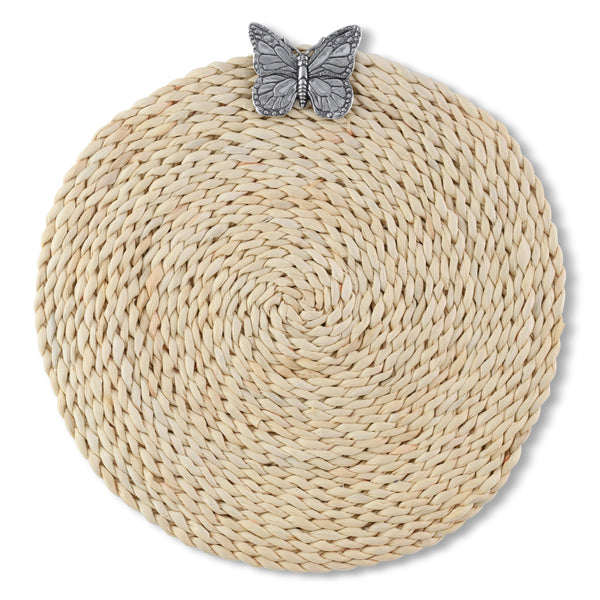 Butterfly Twisted Seagrass Placemats - set of 4 Arthur Court Designs