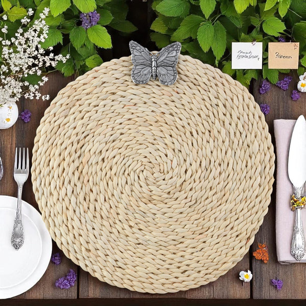 Butterfly Twisted Seagrass Placemats - set of 4 Arthur Court Designs