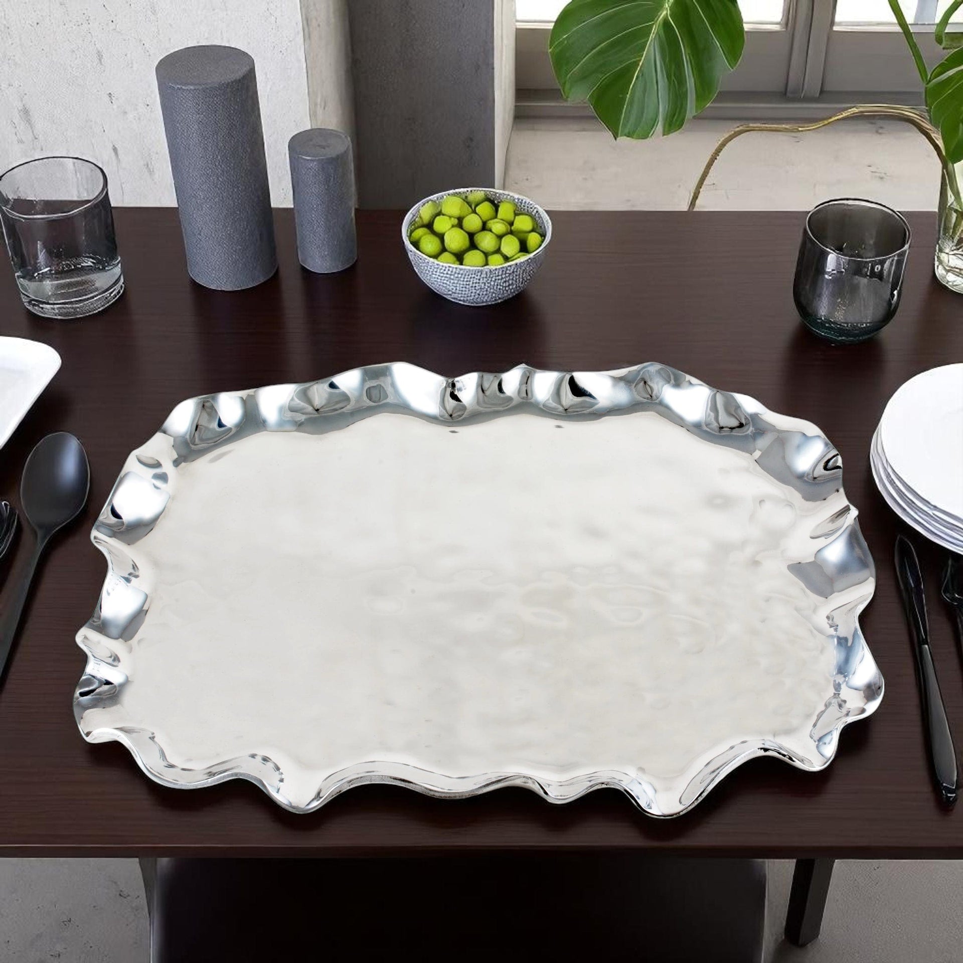 Carmel Rectangle Serving Tray Arthur Court Designs