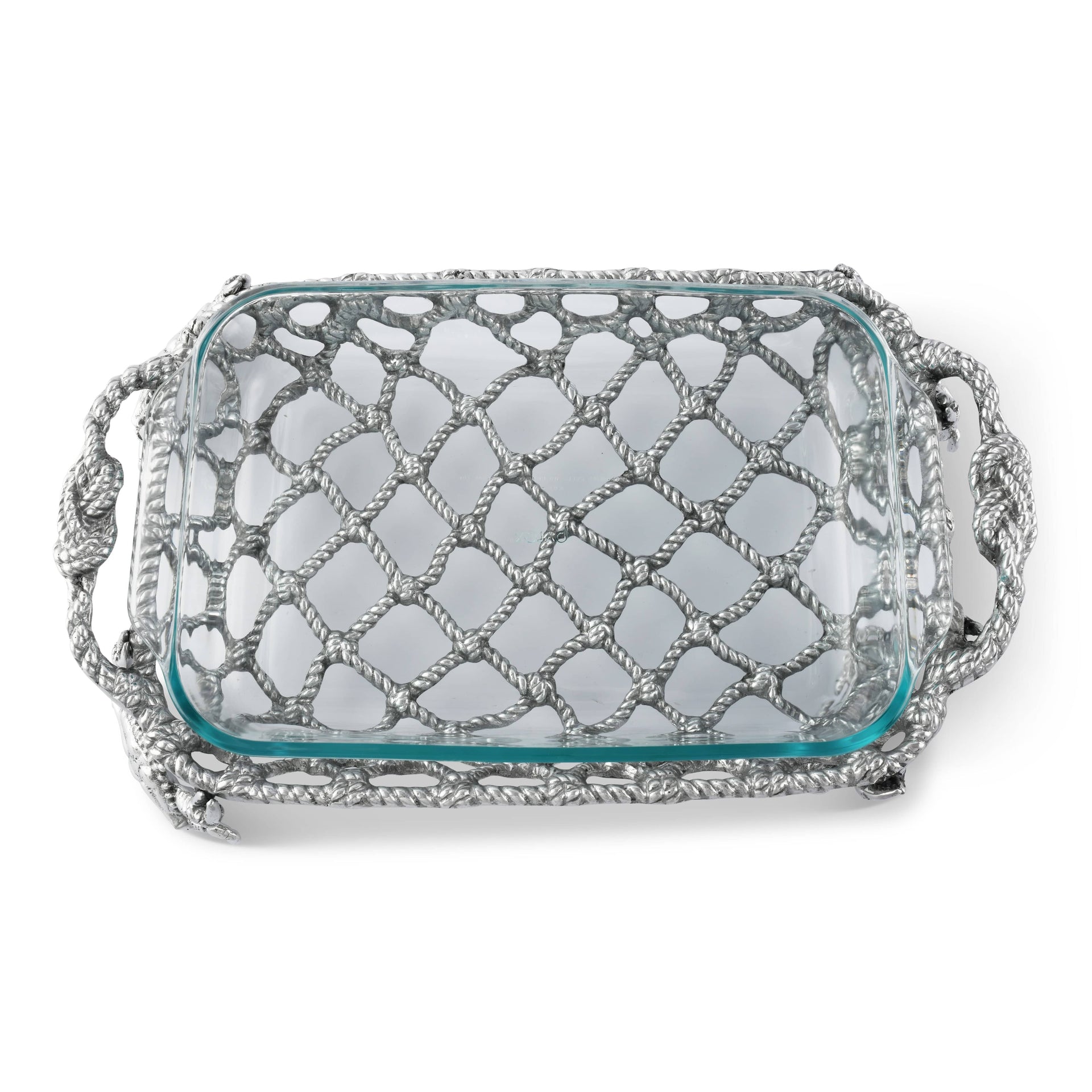 Crab and Net Casserole 3 Quart Holder Arthur Court Designs