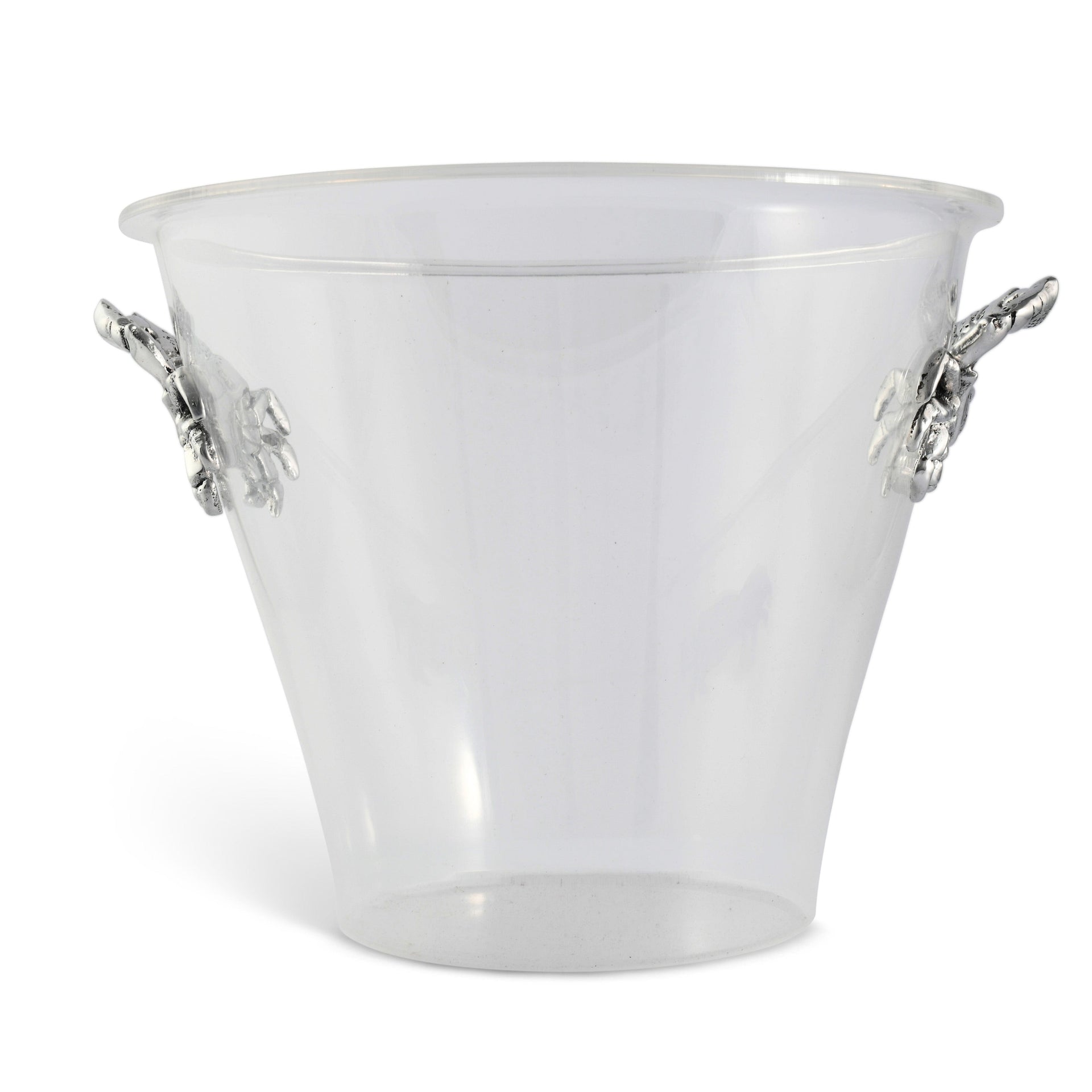 Crab Handle Acrylic Ice Bucket Arthur Court Designs