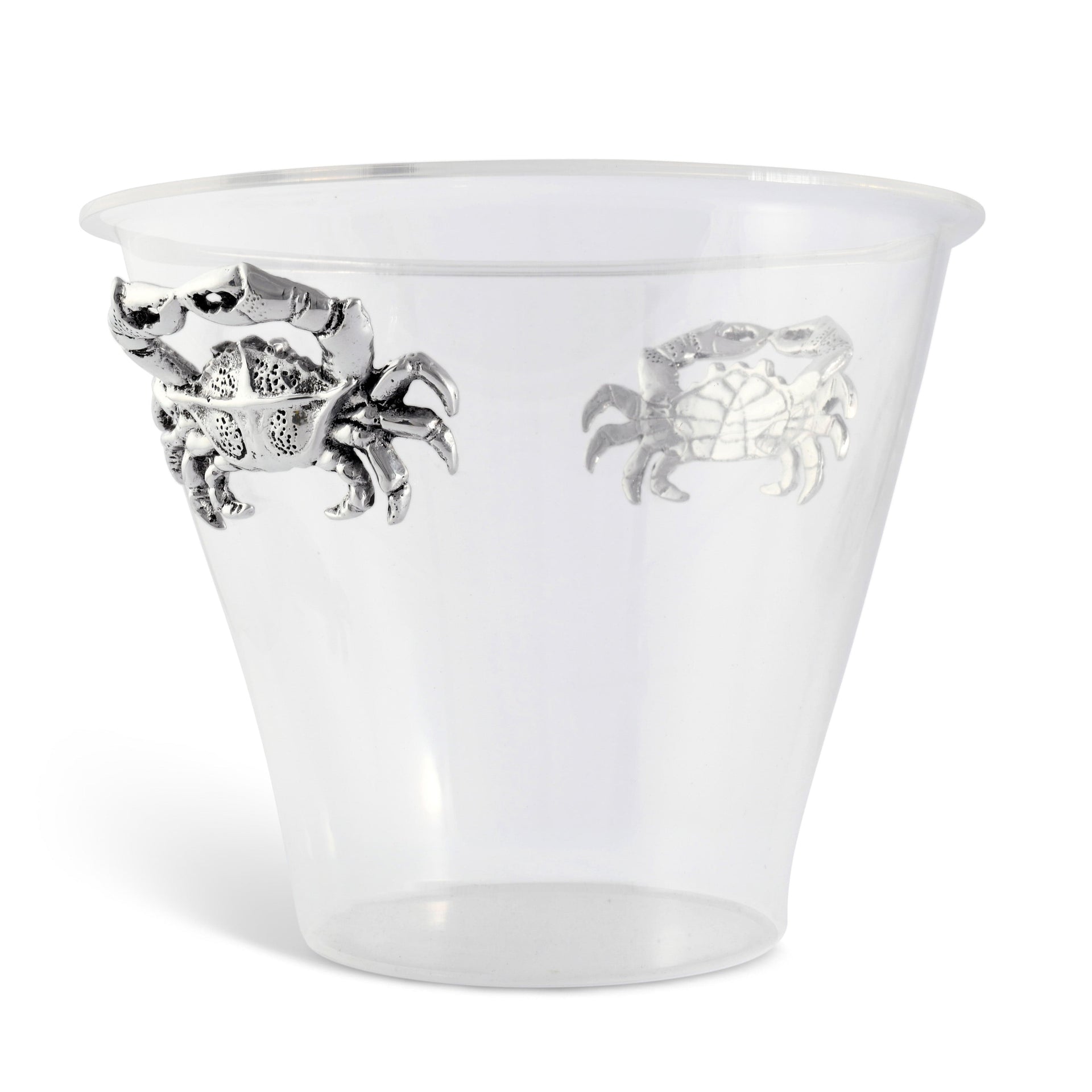 Crab Handle Acrylic Ice Bucket Arthur Court Designs