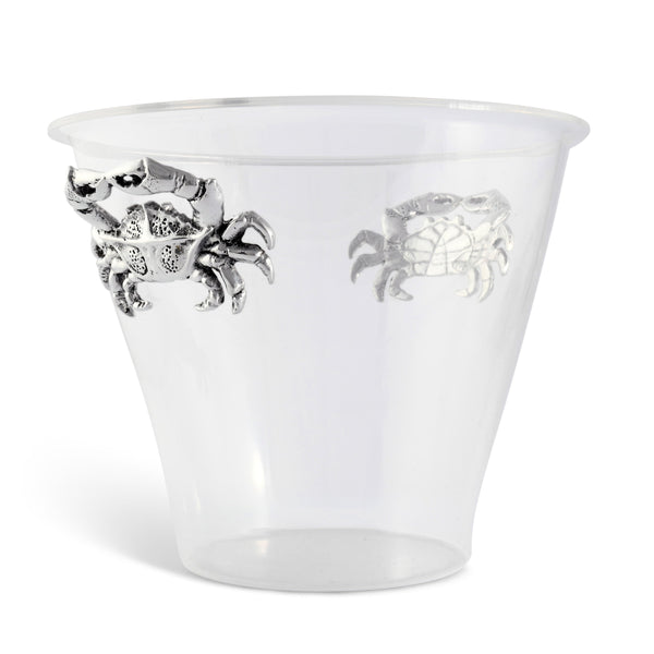 Crab Handle Acrylic Ice Bucket Arthur Court Designs