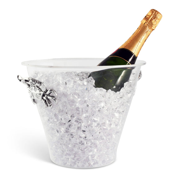 Crab Handle Acrylic Ice Bucket Arthur Court Designs