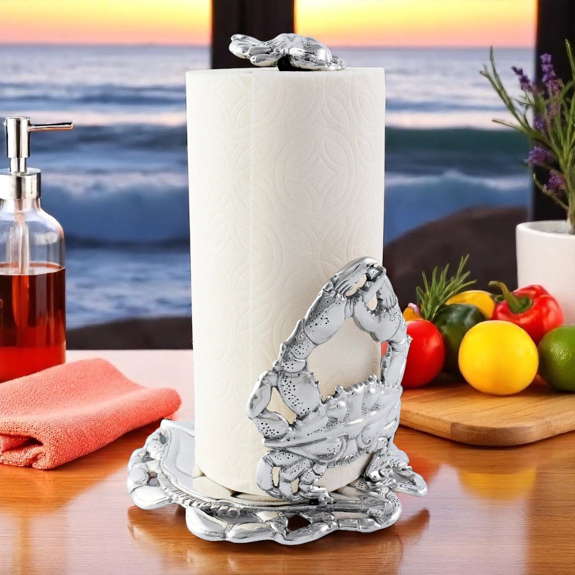 Crab Paper Towel Holder Arthur Court Designs