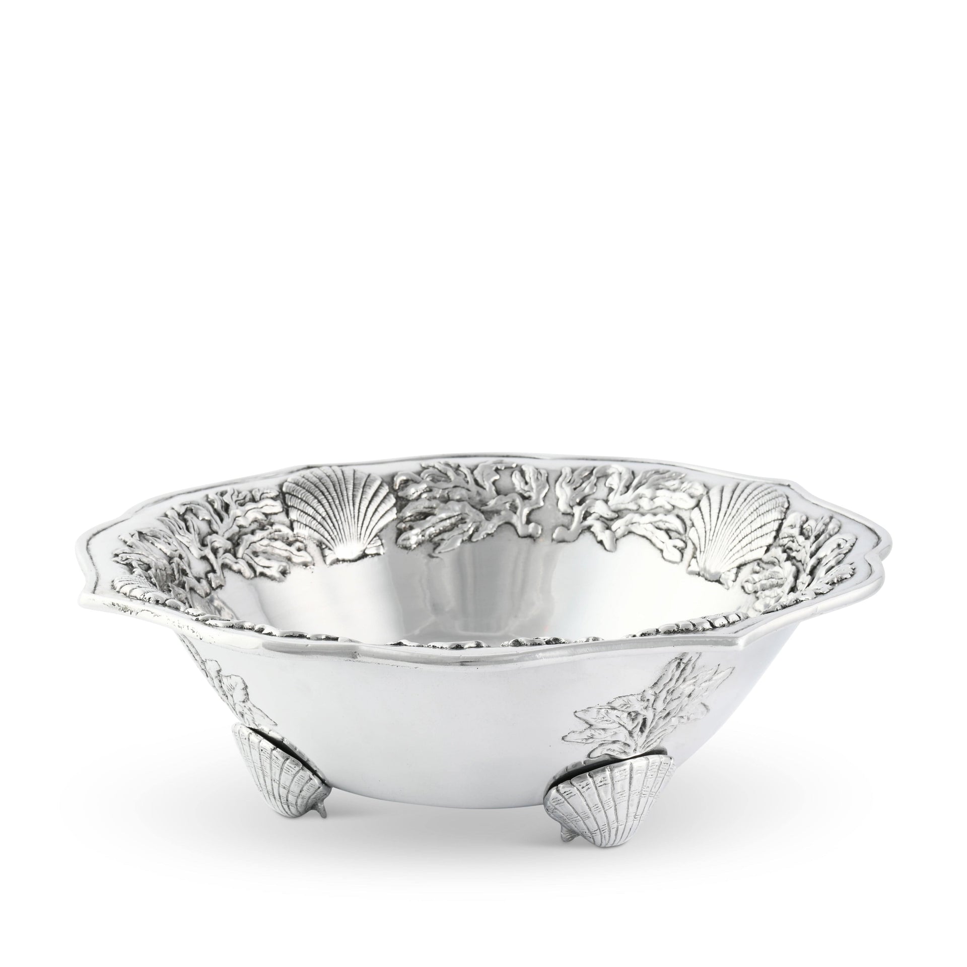 Ocean Kelp and Shells Salad Bowl Arthur Court Designs