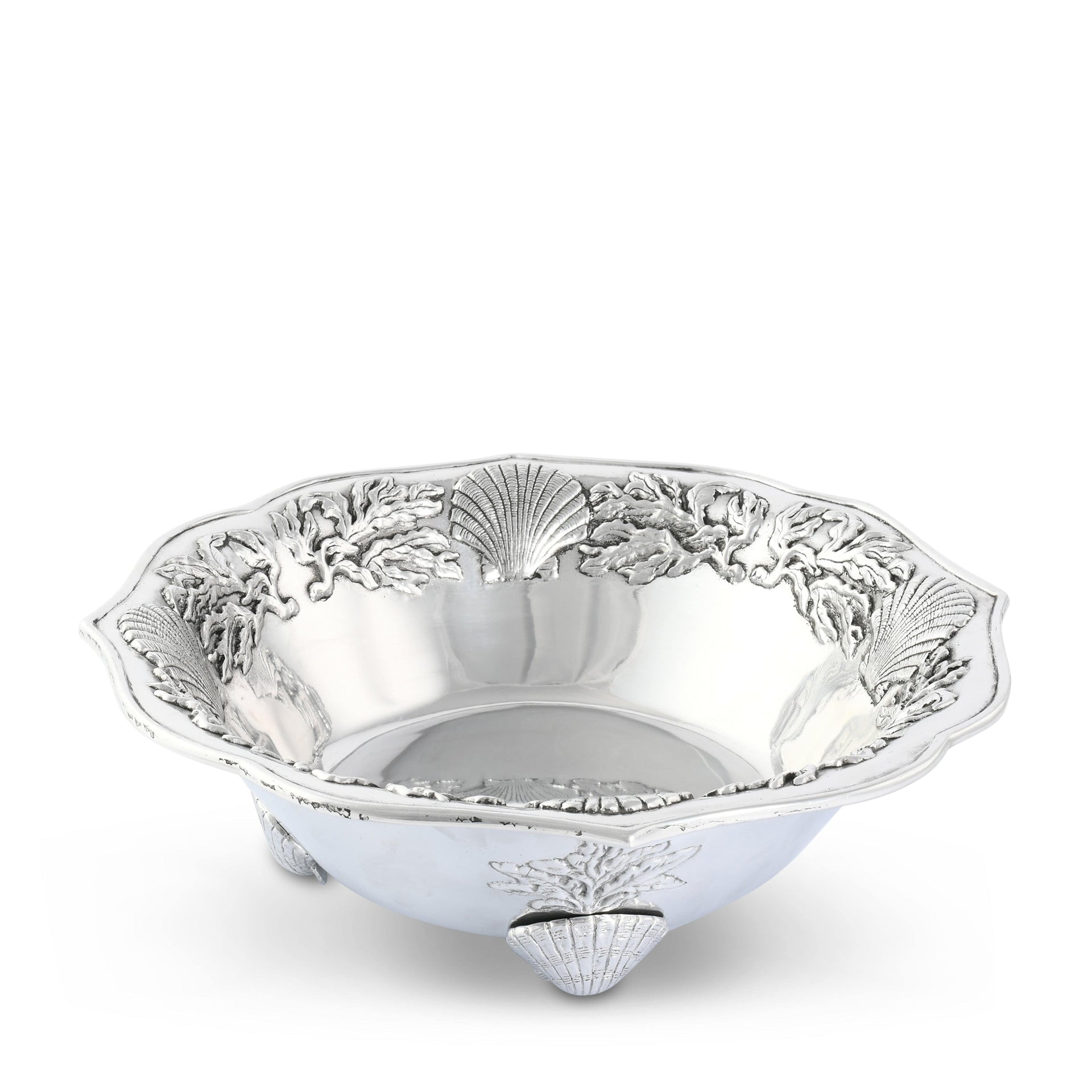 Ocean Kelp and Shells Salad Bowl Arthur Court Designs