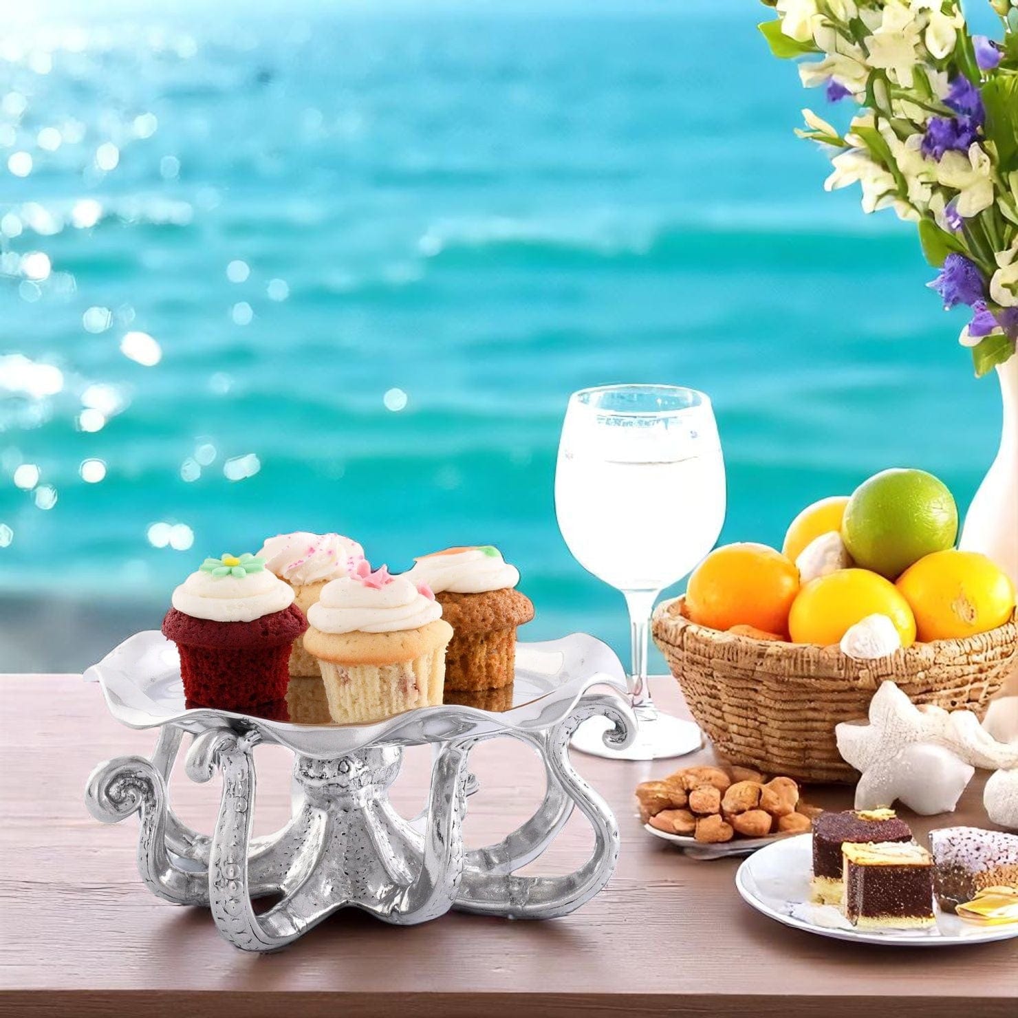 Octopus Treat / Cookie Stand Arthur Court Designs