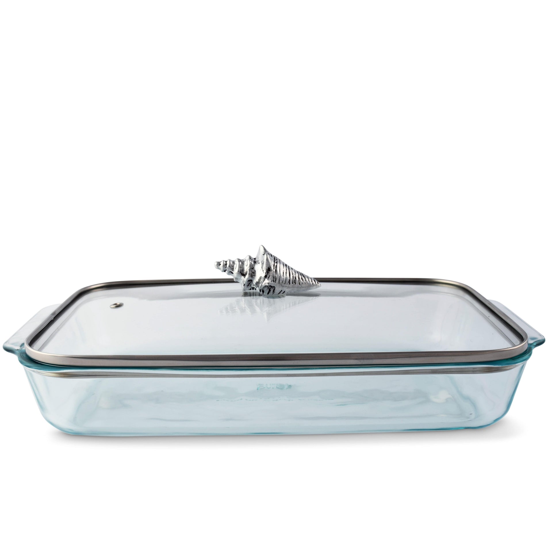 Shell Lid with Pyrex 3 quart Baking Dish Arthur Court Designs